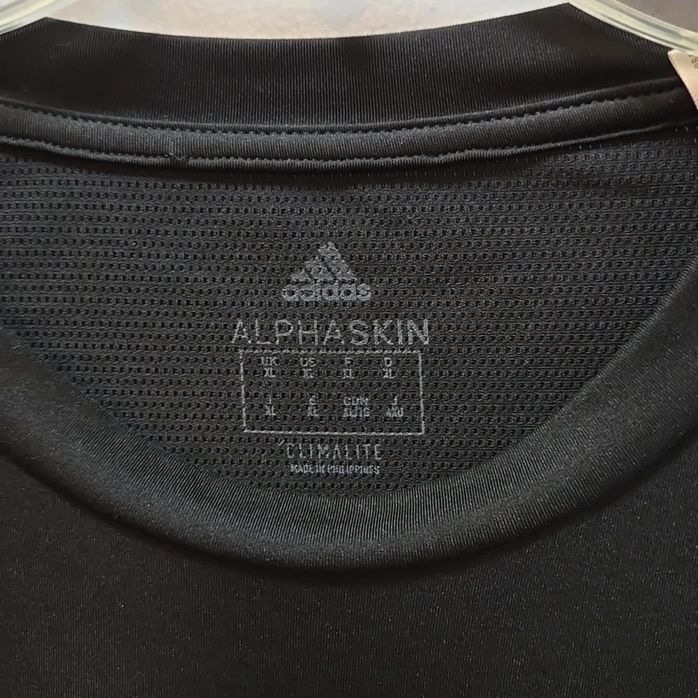 Adidas Men's Alphaskin Climalite Black Long Sleeve Tee XL